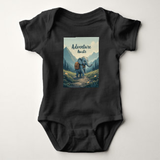 Body Para Bebê Adventure Awaits T-shirt