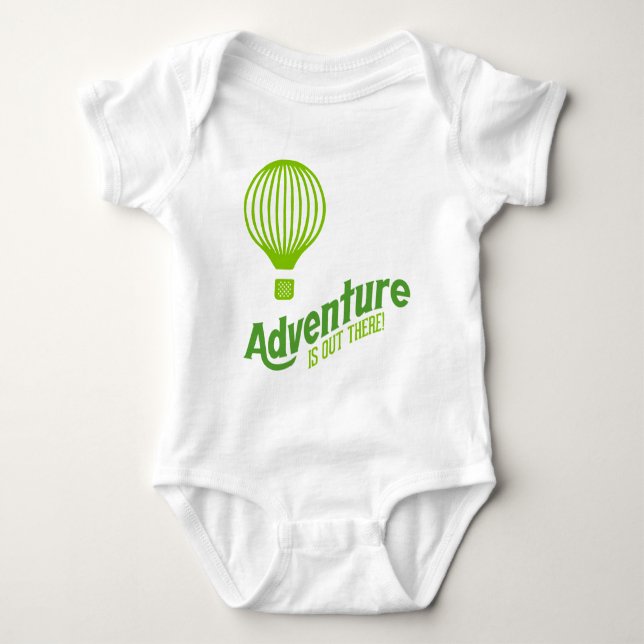 Body Para Bebê Adventure is out there 2 (Frente)