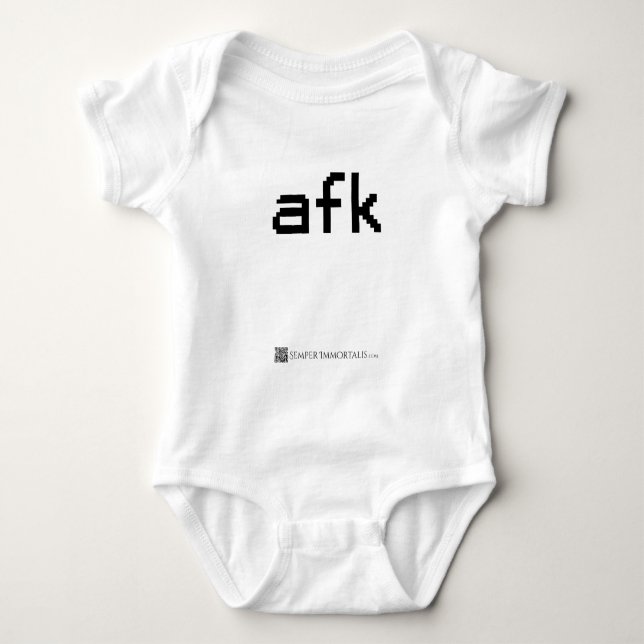 Body Para Bebê AFK - Longe do teclado (Frente)