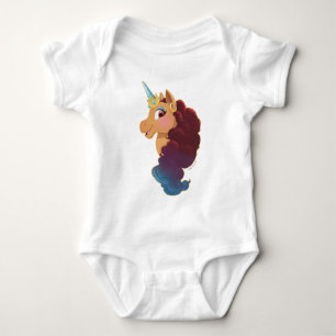 Body Para Bebê Afro Unicorn Divine o Unicórnio