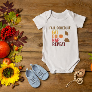 Body Para Bebê Agendamento de outono