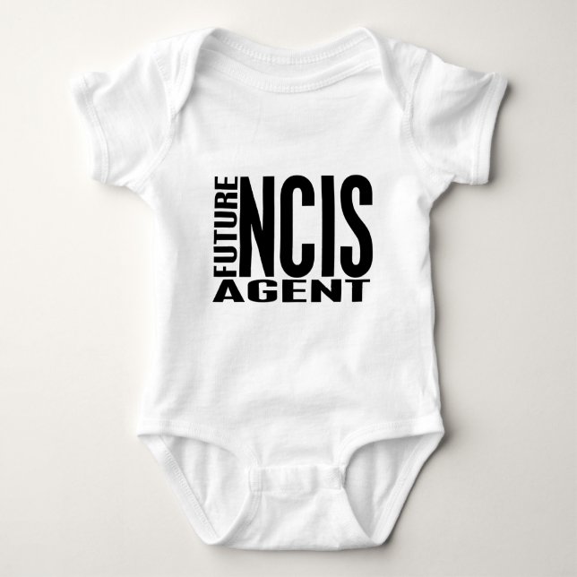 Body Para Bebê Agente futuro de NCIS (Frente)
