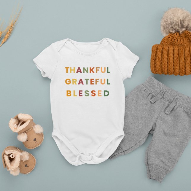 Body Para Bebê Agradeço a sua benção - Fall Baby Bodydress (Criador carregado)