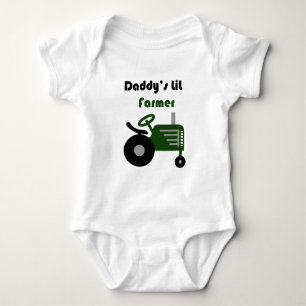 Body Para Bebê Agricultor De Lil pai