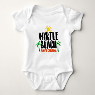 Body Para Bebê Aguarela de Myrtle Beach