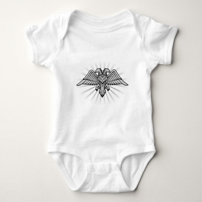 Body Para Bebê Águia de duas cabeças (Frente)