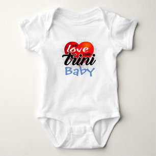 Body Para Bebê Ah Love mih Trini (seu texto)! 4 lite