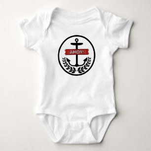 Body Para Bebê Ahoy - Baby Jersey Bodysuit 