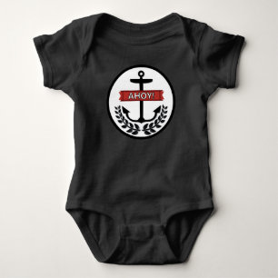 Body Para Bebê Ahoy - Baby Jersey Bodysuit 