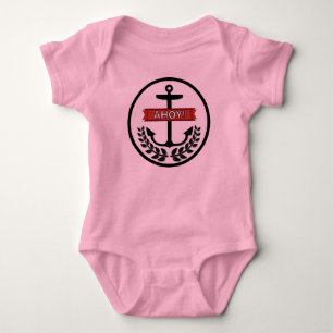 Body Para Bebê Ahoy - Bodysuit de Jersey para Bebê
