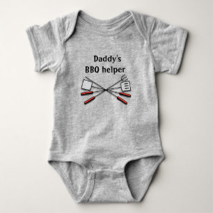 Body Para Bebê Ajudante de Churrasco do Papai