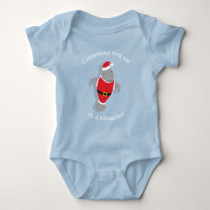 Body Para Bebê Ajustado-me a uma Novidade de Natal engraçada de