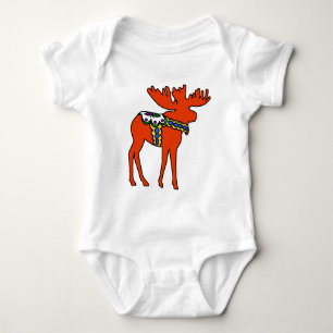 Body Para Bebê Alces de Dala