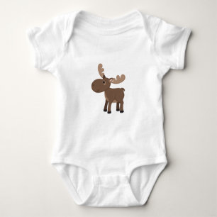 Body Para Bebê Alces dos desenhos animados