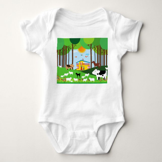 Body Para Bebê Aldeia (Frente)