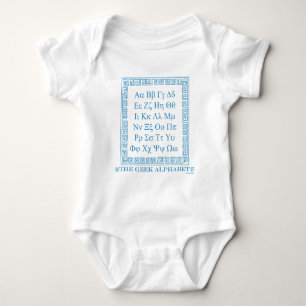 Body Para Bebê Alfabeto do geek