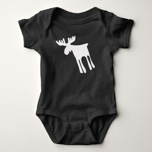 Body Para Bebê Älg / Moose (Frente)