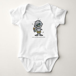 Body Para Bebê Algo vivo em meu Creeper da criança da fralda
