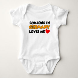 Body Para Bebê Alguém em Alemanha ama-me
