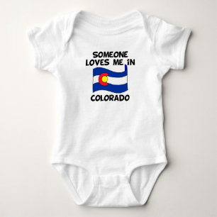 Body Para Bebê Alguém em Colorado ama-me