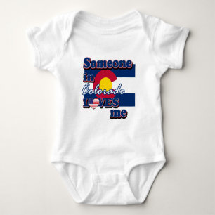 Body Para Bebê Alguém em Colorado ama-me