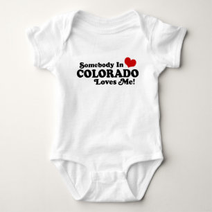 Body Para Bebê Alguém em Colorado ama-me