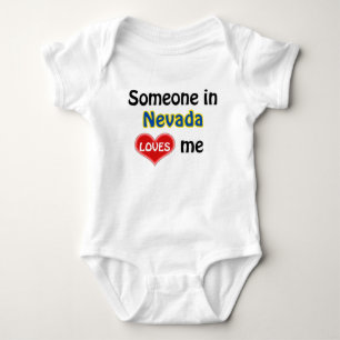 Body Para Bebê Alguém em Nevada me ama