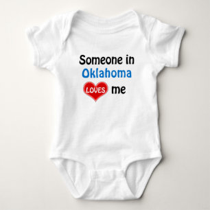 Body Para Bebê Alguém em Oklahoma me ama