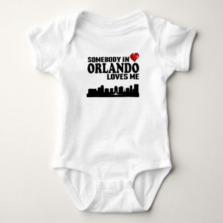 Body Para Bebê Alguém em Orlando ama-me