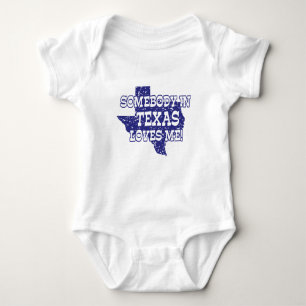 Body Para Bebê Alguém em Texas ama-me