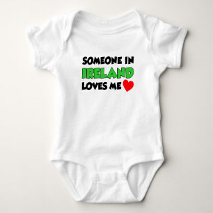 Body Para Bebê Alguém Na Irlanda Me Ama