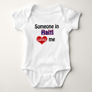 Body Para Bebê Alguém no Haiti me ama