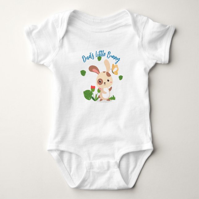 Body Para Bebê Algum Coelho Fofo (Frente)