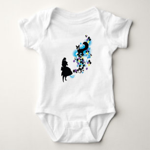 Body Para Bebê ALICE no PAÍS DE AS MARAVILHAS w/Cheshire
