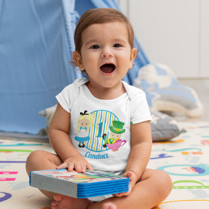 Body Para Bebê Alice no primeiro aniversario das Maravilhas Perso