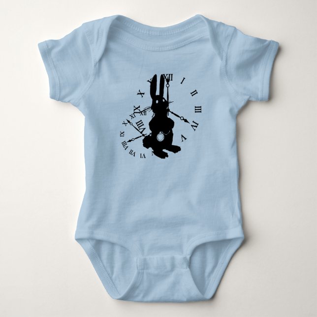 Body Para Bebê Alice Rabbit Tarde (Frente)