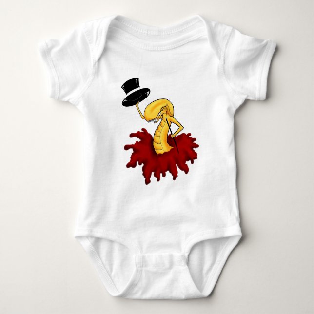 Body Para Bebê Alienígena de Chestburst (Frente)