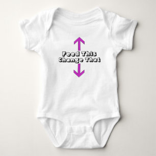 Body Para Bebê Alimente a esta mudança esse Creeper engraçado d