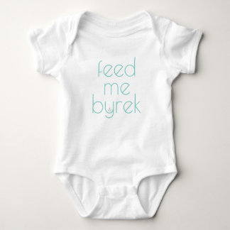 Body Para Bebê Alimente-Me Byrek Baby Bodysuit