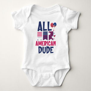 Body Para Bebê All American Dude-96993