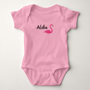 Body Para Bebê Aloha Flamingo Bodycase