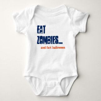 Body Para Bebê Alt Engraçado Bebê Come Zombies Halloween Bebê Cre