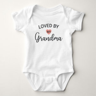 Body Para Bebê Amada Pela Minha Avó