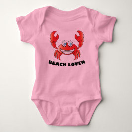 Body Para Bebê Amante da Praia - Bodysuit de Jersey de Bebê