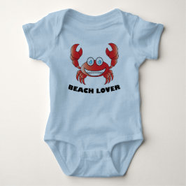 Body Para Bebê Amante da Praia - Bodysuit de Jersey para Bebê