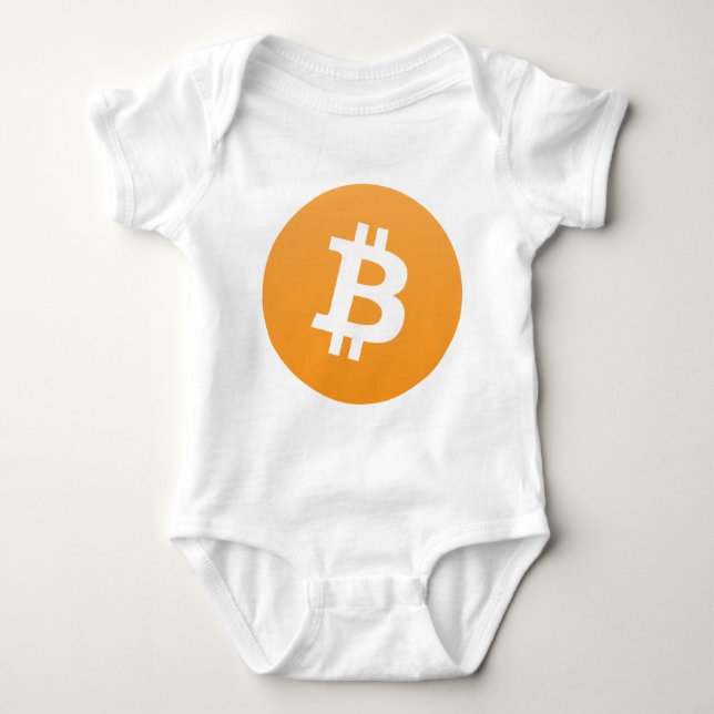 Body Para Bebê Amante de Bitcoin (Frente)