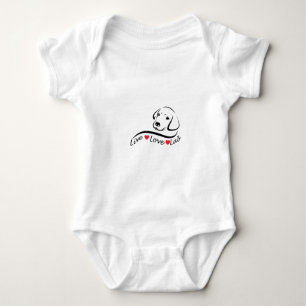 Body Para Bebê Amante de labrador retriever