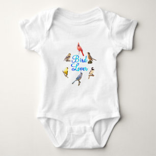 Body Para Bebê Amante do pássaro
