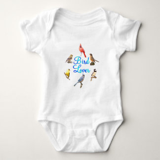 Body Para Bebê Amante do pássaro
