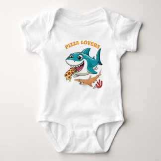 Body Para Bebê Amantes de pizza